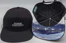 Load image into Gallery viewer, Tahoe Heartbeat Boat Under Brim Black Hat
