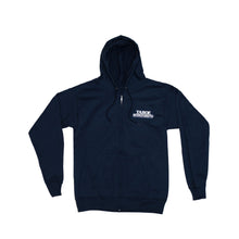 Load image into Gallery viewer, Navy Logo Zip Up Hoodie - Front
