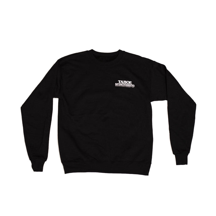 Black Crew Neck Sweatshirt - Front
